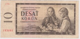 1960 - 10 Korun - Gioventù e Progresso Industriale