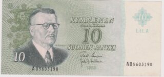 1963 - 10 Markkaa - Il Realismo Politico e l'Araldica Nazionale