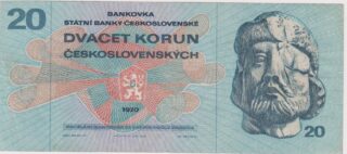 1970 - 20 Korun - L'Epopea del Guerriero Hussita