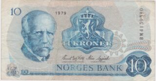 1979 - 10 Kroner - L'Eroe dei Ghiacci e l'Economia del Mare