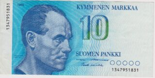 1986 - 10 Markkaa - "Il Finlandese Volante" e il Tempio dello Sport