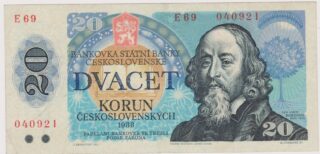 1988 - 20 Korun -  L'Eredità del Maestro delle Nazioni