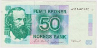 1990 - 50 Kroner - Tra Poesia e Leggenda Norrena