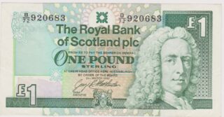 1992 - 1 Pound - Il Fondatore e la Fortezza