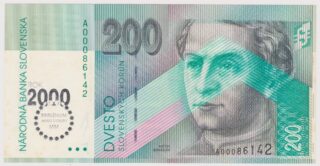 1995 - 200 Korún - Il Padre della Lingua e la "Roma Slovacca"