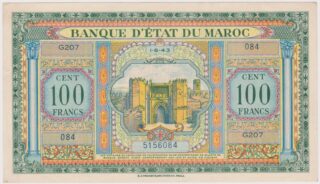 1943 - 100 Franchi - Le Porte di Fes e il Fascino della Calligrafia