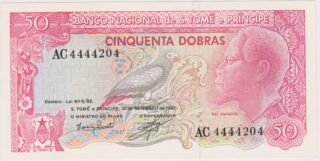 1982 - 50 Dobras - Sovranità e Natura Vulcanica