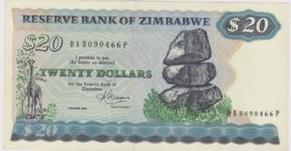 1983 - 20 Dollars - La Maestosità della Natura