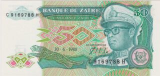 1988 - 50 Zaïres - L'Economia del Fiume