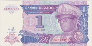 1993 - 1 Nuovi Zaïre - L'Ultima Riforma di Mobutu