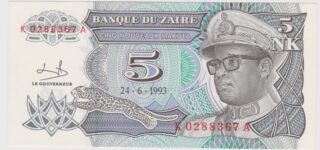 1993 - 5 Makuta - La Simbologia della Libertà