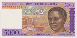 1995 - 1000 Ariary - Giganti della Terra e Simboli della Foresta