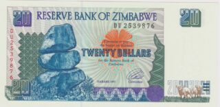 1997 - 20 Dollars - La Forza dei Grandi Simboli