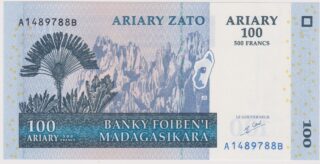 2004 - 100 Ariary - L'Albero del Viaggiatore e il Sogno di Nosy Be