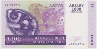 2004 - 1000 Ariary - I Tesori della Notte e del Deserto