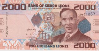 2010 - 2.000 Leones - L'Eredità di Wallace-Johnson
