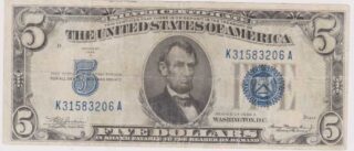 1934 - 5 Dollars - U.S.A.