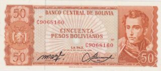 1962 - 50 Pesos Bolivianos - Bolivia