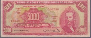 1965 - 5.000 Cruzeiros - Brasile