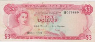 1968 - 3 Dollars - Bahamas