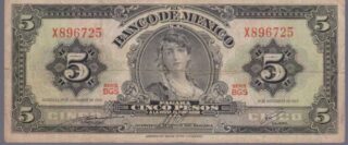 1969 - 5 Pesos - Mexico