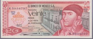 1977 - 20 Pesos - Mexico