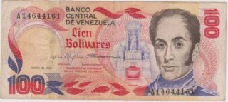 1980 - 100 Bolivares - Venezuela