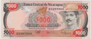 1985 - 5.000 Còrdobas - Nicaragua