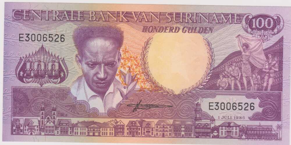 1986 - 100 Gulden - Suriname