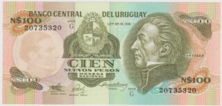 1987 - 100 Nuevos Pesos - Uruguay
