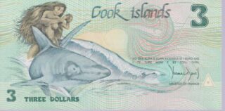 1987 - 3 Dollars - Cook Islands