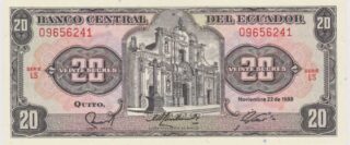 1988 - 20 Sucres - Ecuador