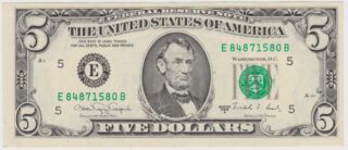 1988 - 5 Dollars - U.S.A.