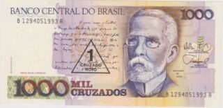 1989 - 1 Cruzado Novo - Brasile