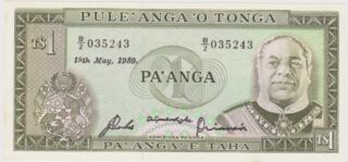 1989 - 1 Pà anga - Tonga