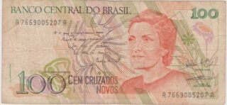 1989 - 100 Cruzados Novos - Brasile