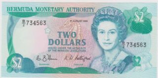 1989 - 2 Dollars - Bermuda