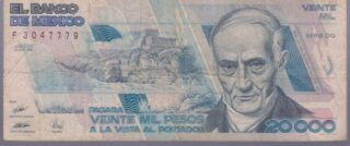 1989 - 20.000 Pesos - Mexico