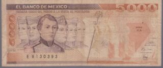 1989 - 5.000 Pesos - Mexico