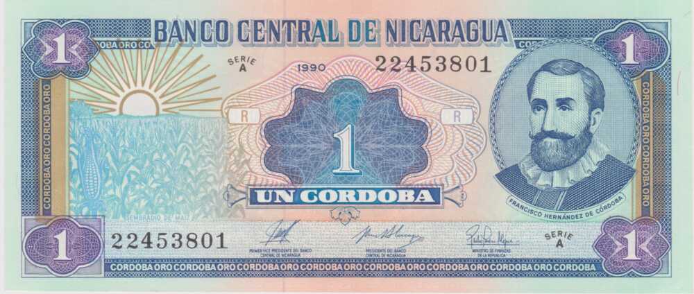 1990 - 1 Còrdoba - Nicaragua