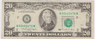 1990 - 20 Dollars - U.S.A.