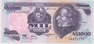 1991 - 1.000 Nuevos Pesos - Uruguay