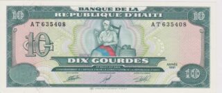 1991 - 10 Gourdes - Haiti