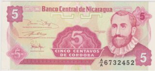 1991 - 5 Centavos de Còrdoba - Nicaragua