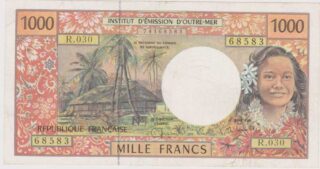 1992 - 1.000 Francs - French Pacific Territories
