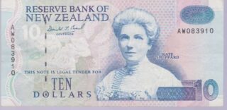 1992 - 10 Dollars - New Zeland