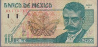 1994 - 10 Nuevos Pesos - Mexico
