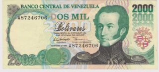 1995 - 2.000 Bolivares - Venezuela