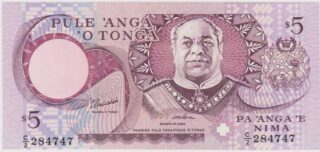 1995 - 5 Pà anga - Tonga