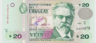 1997 - 20 Pesos Urguayos - Uruguay